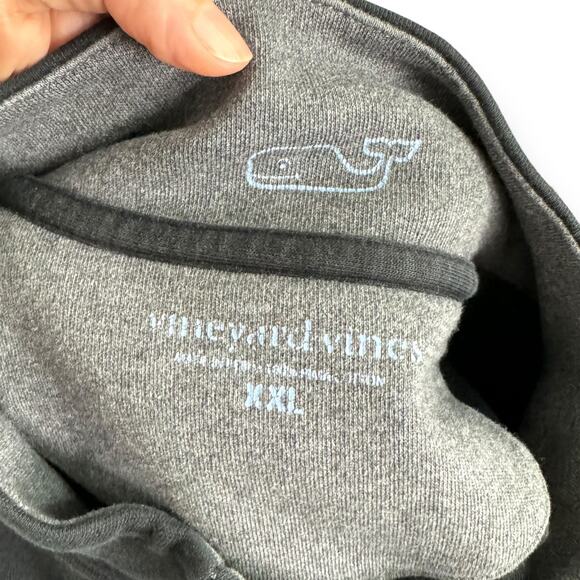 Vineyard Vines Pima Cotton Long Sleeve 1/4 Zip Heavy Jersey Pullover Men's XXL - Picture 7 of 8